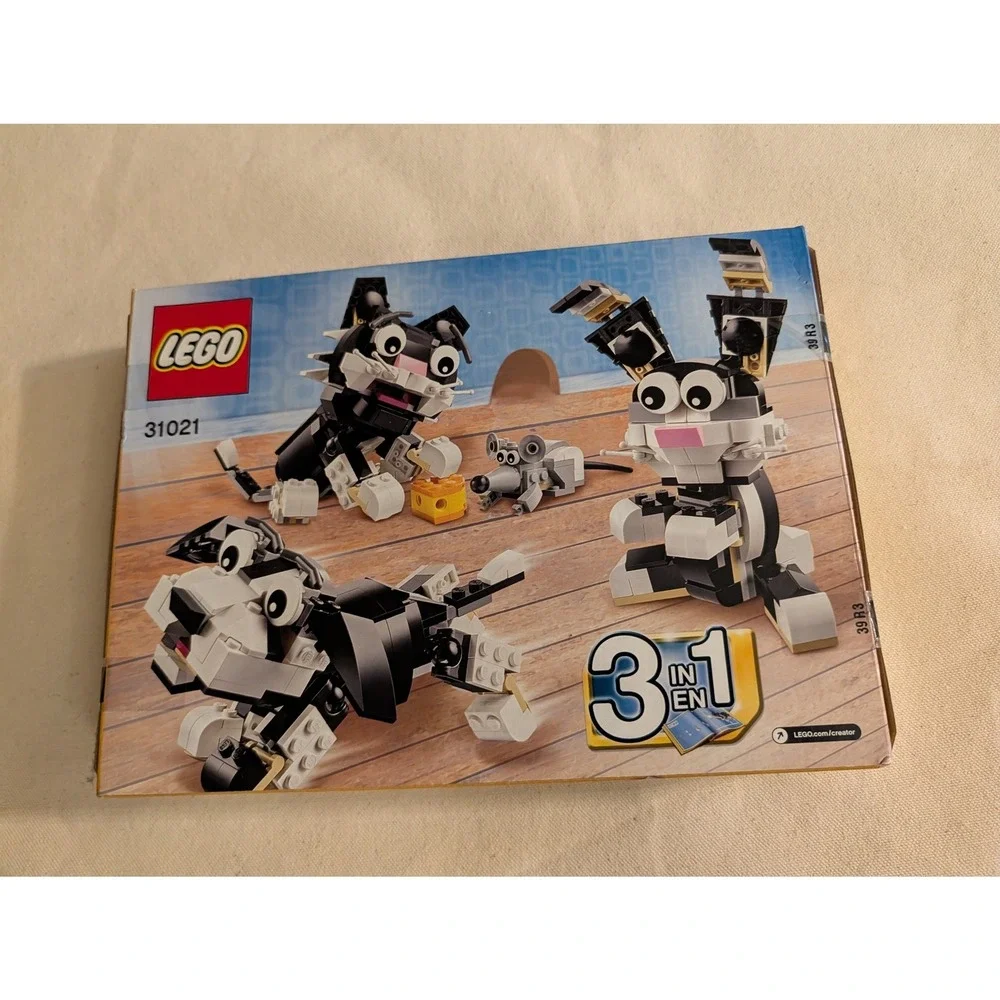 LEGO Creator 31021 Furry Creatures 3-in-1 Cat Mouse Puppy Rabbit Retired NEW